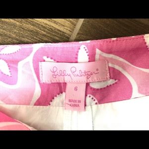 Lily Pulitzer Skirt Size 6 : Cotton w/pink print